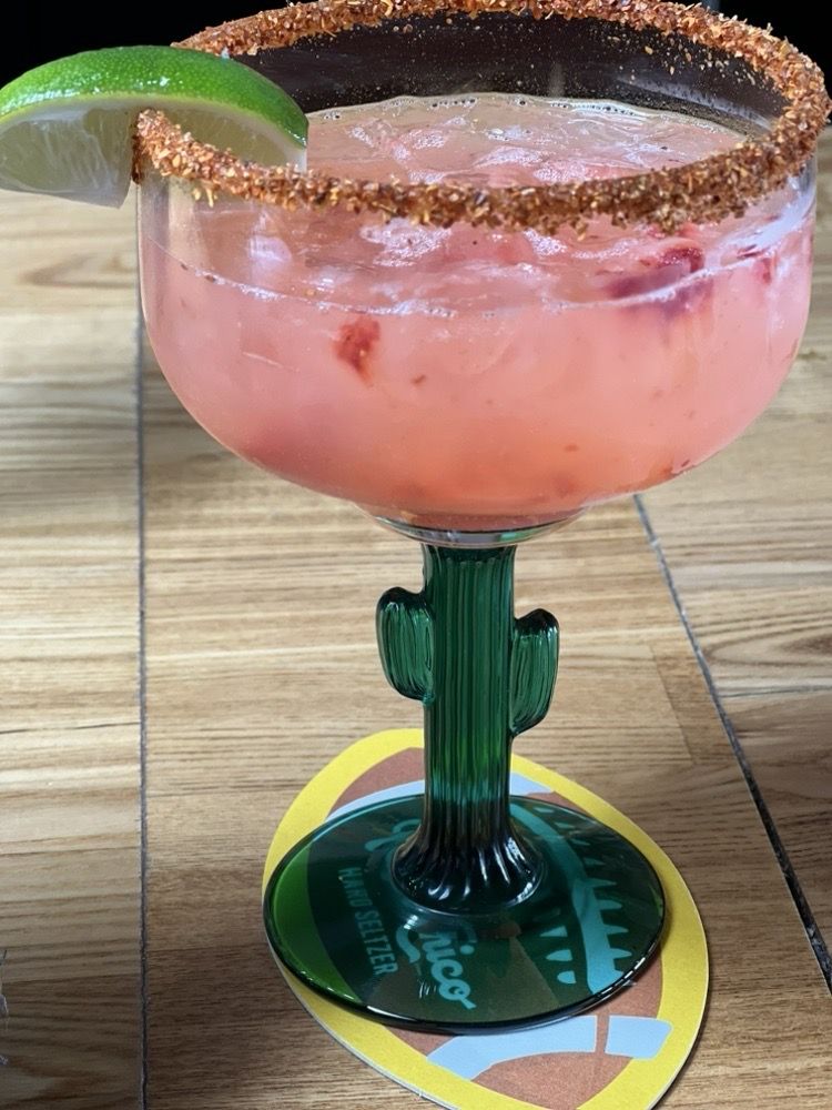 Signature Pink Margarita in Cactus Glass